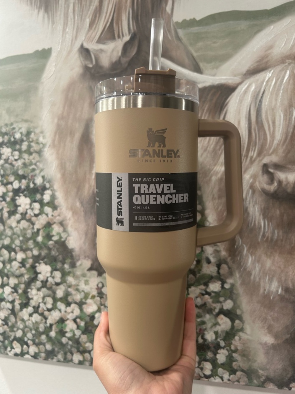 Stanley Adventure Quencher Driftwood 40 Oz Travel Tumbler